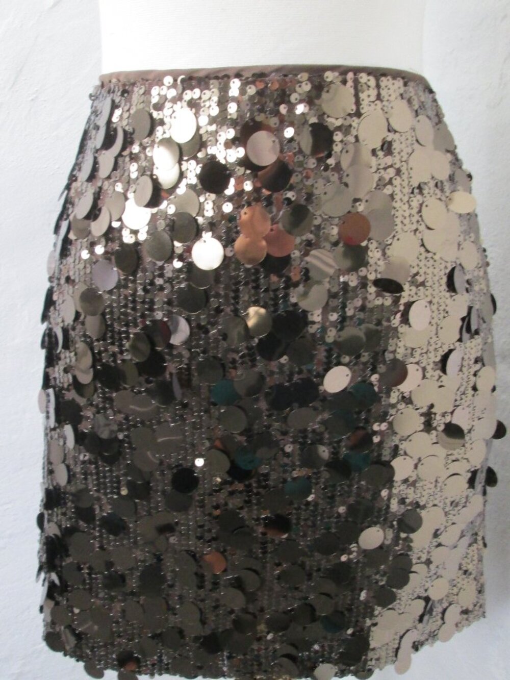 NEW Loft Metallic Brown Allover Sequin Mini Skirt Women's Size 0 - NWT